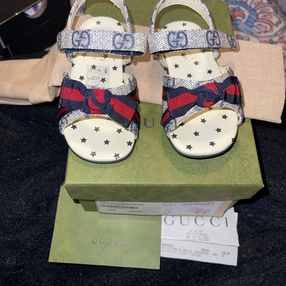 Gucci 💥 Baby Girl Sandals -Size 20